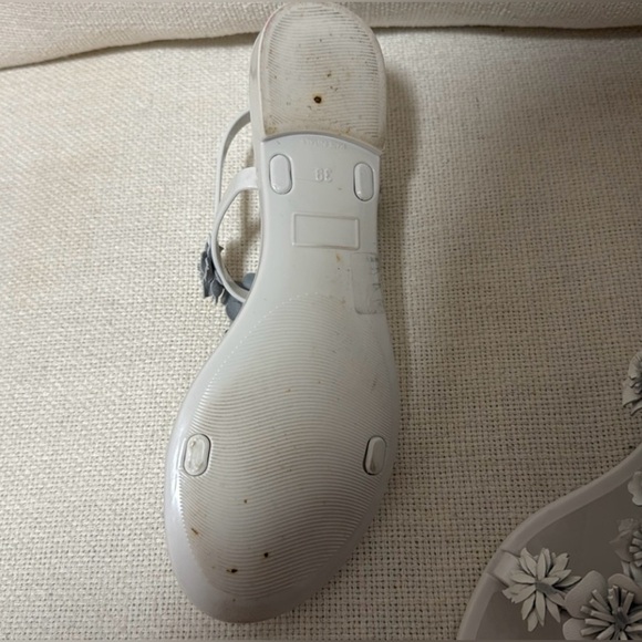 MONCLER Amandine rubber flat sandals made in Italy - Picture 4 of 5